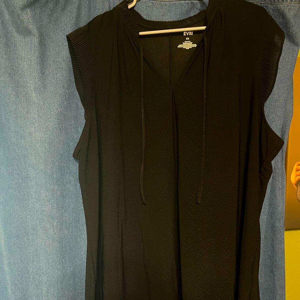 Dress shirt, sheer material around sleeves light weight